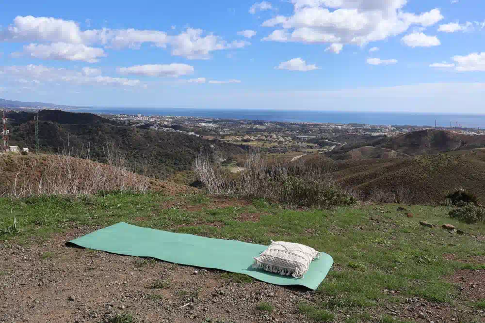 On top of the mountain